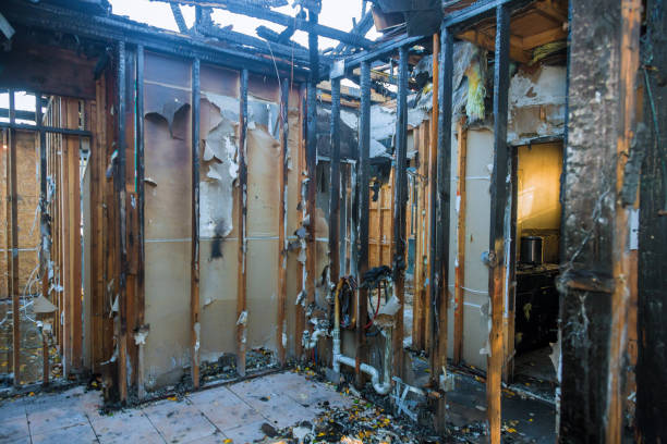 Professional Soot Cleanup technician working in St. James, MD